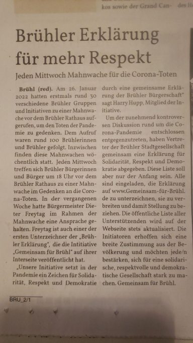 Brühler Erklärung