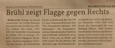 Printausgabe Brühler Schlossbote, 26./27.01.2024